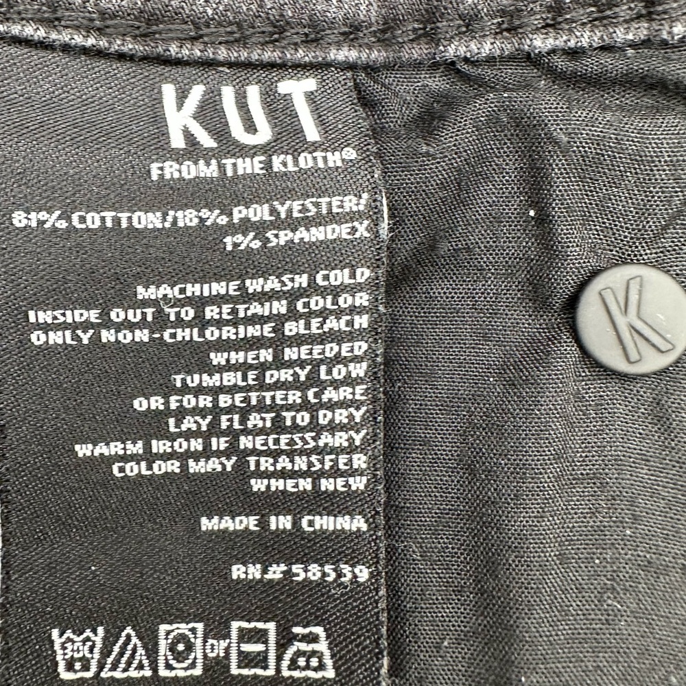 Kut From The Kloth Straight Leg 81% Cotton Women’s Jeans - 4 - Picture 11 of 15
